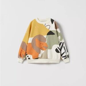 ZARA Animal Print Sweatshirt – Size 18-24M (Boys)